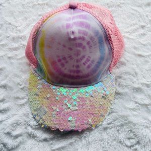 Cute kids pastel and sequin hat.